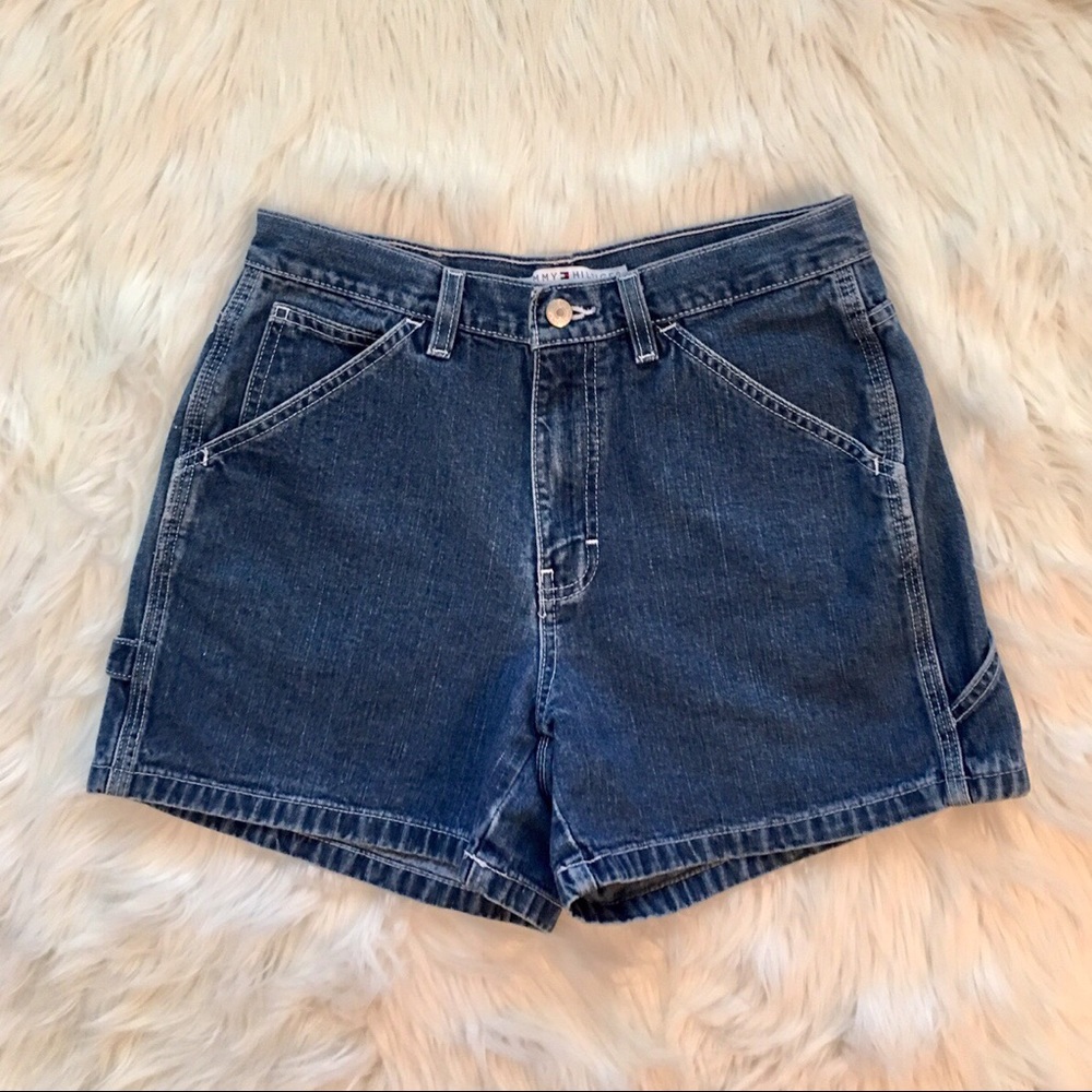 SOLD Tommy Hilfiger Cargo Style Denim Shorts - Picture 2 of 4